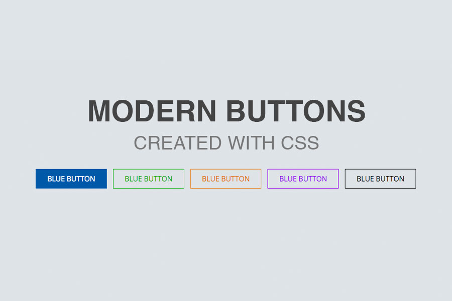 How To Create CSS Outline Buttons