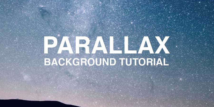 parallax background tutorial