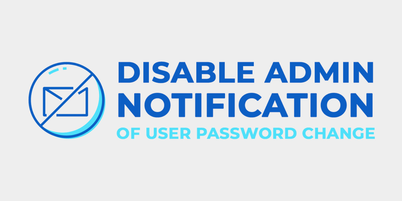 Disable User Password Reset Admin Notifications Plugin